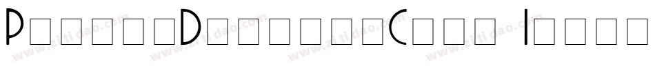PlanksDisplayCaps Italic字体转换
